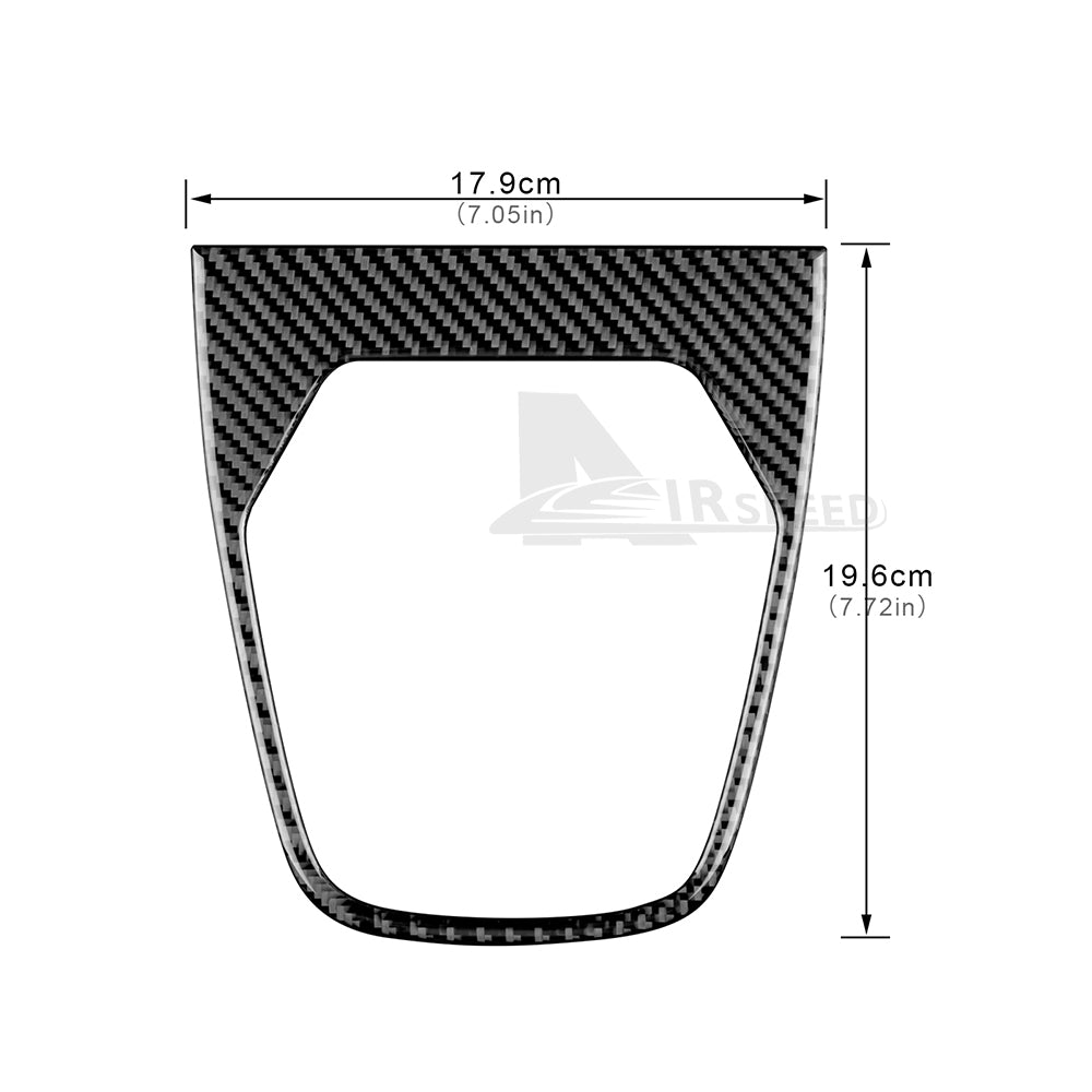 Car Gear Shift Panel Sticker Carbon Fiber for Subaru BRZ Toyota GR86 2021-2026 - detail view 3