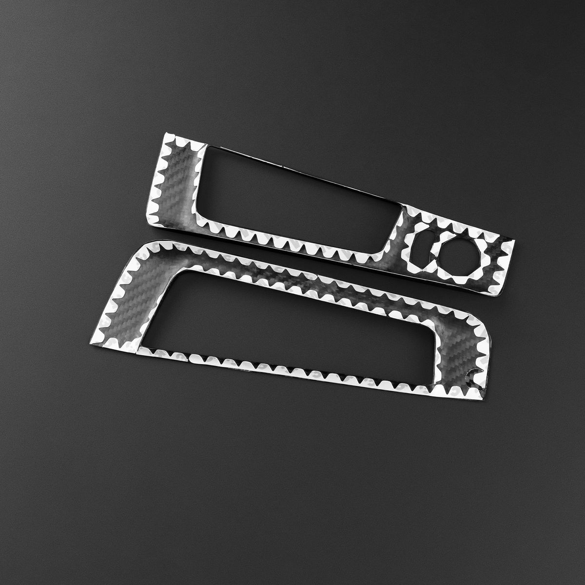 Door Window Lift Frame Cover Carbon Fiber for FIAT 500 08-24 Abarth 595 12-24 - detail view 10