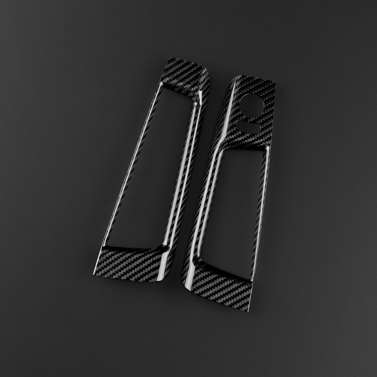 Door Window Lift Frame Cover Carbon Fiber for FIAT 500 08-24 Abarth 595 12-24 - detail view 9
