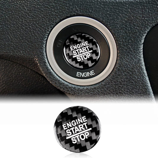AIRSPEED for Dodge Charger Challenger SRT Durango Carbon Fiber Accessory Car Engine Start Stop Sticker Decal Interior Trim - product view