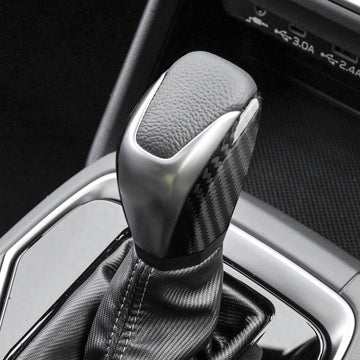 AIRSPEED Hard Carbon Fiber Gear Shift Knob Cover for 2024-2026 Subaru Crosstrek/Impreza (RHD)