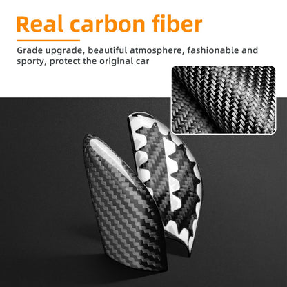 AIRSPEED Hard Carbon Fiber Gear Shift Knob Cover for 2024-2026 Subaru Crosstrek/Impreza (RHD) - detail view 5
