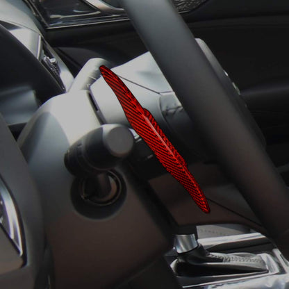 AIRSPEED Hard Carbon Fiber Steering Wheel Paddles for Mazda Atenza Paddles(2014-2020) Decor Interior Center Console Car Accessories Red - detail view 5