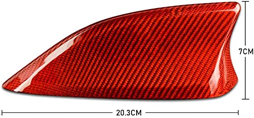 AIRSPEED Red Carbon Fiber Car Shark Fin Antenna Cover Radio Signal Base for Mazda 3 Axela CX-3 CX-4 CX-5 CX-8 Accessories - detail view 5