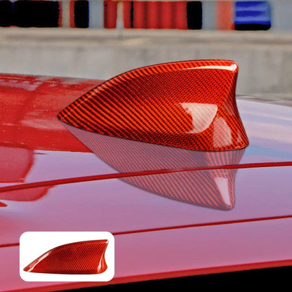 AIRSPEED Red Carbon Fiber Car Shark Fin Antenna Cover Radio Signal Base for Mazda 3 Axela CX-3 CX-4 CX-5 CX-8 Accessories - detail view 7