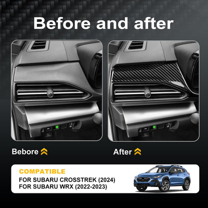 AIRSPEED Covers for Subaru BRZ GR86 WRX (2021-2023), Real Hard Carbon Fiber Car Accessories Panel, Black - product view