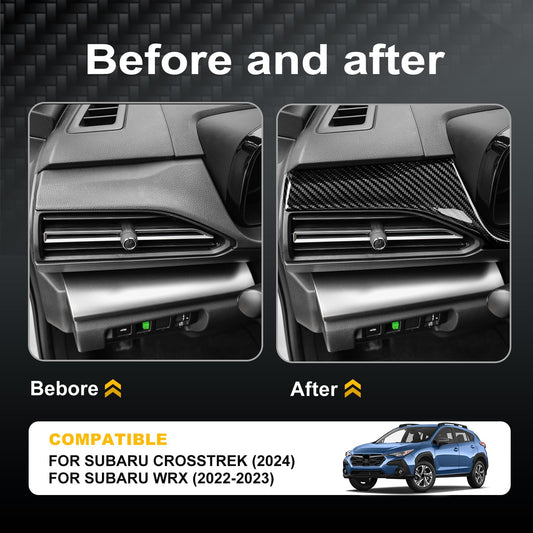AIRSPEED Covers for Subaru BRZ GR86 WRX (2021-2023), Real Hard Carbon Fiber Car Accessories Panel, Black - product view