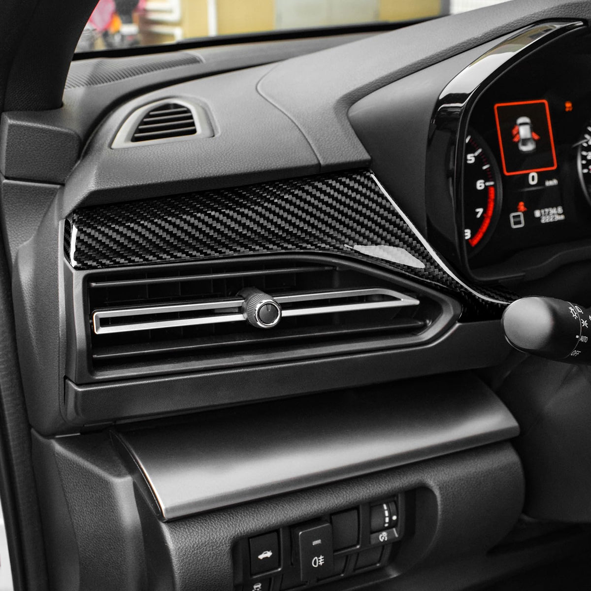 AIRSPEED Covers for Subaru BRZ GR86 WRX (2021-2023), Real Hard Carbon Fiber Car Accessories Panel, Black - detail view 6