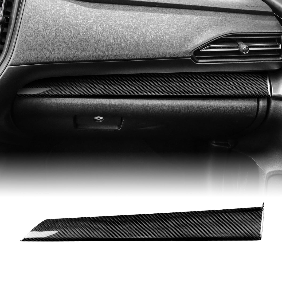 AIRSPEED Covers for Subaru BRZ GR86 WRX (2021-2023), Real Hard Carbon Fiber Car Accessories Panel, Black - detail view 10