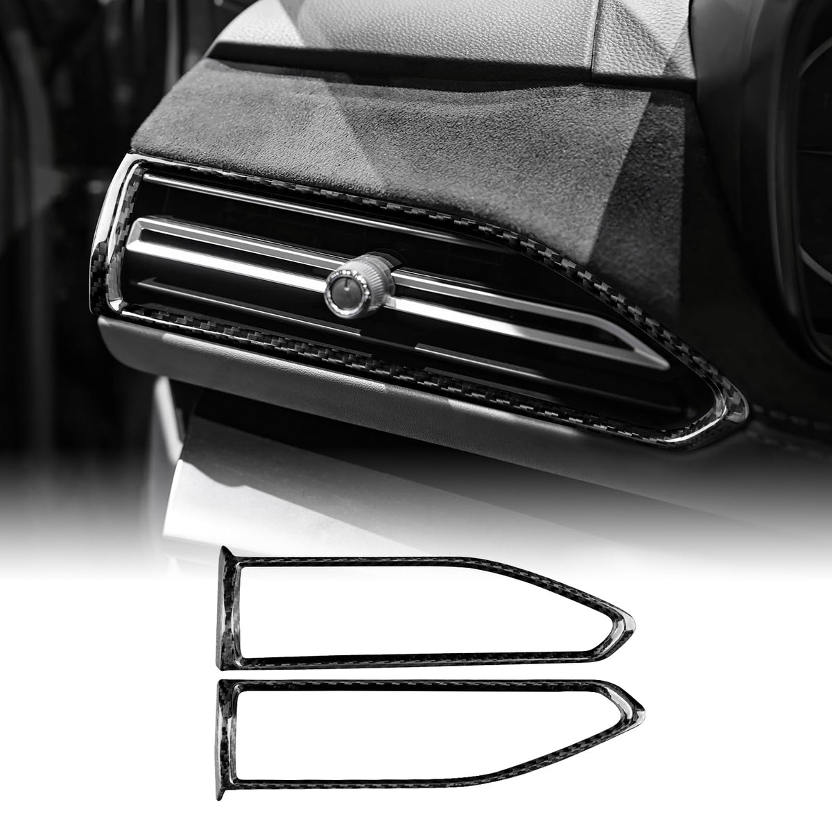 AIRSPEED Covers for Subaru BRZ GR86 WRX (2021-2023), Real Hard Carbon Fiber Car Accessories Panel, Black - detail view 18