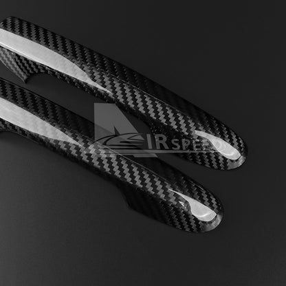 Carbon Fiber Exterior Door Handle Cover For FIAT 500 08-23 Abarth 595 595C 12-23 - detail view 8