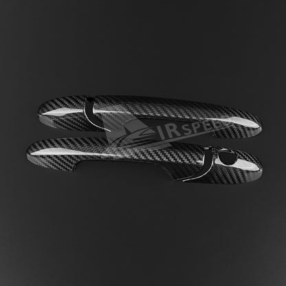 Carbon Fiber Exterior Door Handle Cover For FIAT 500 08-23 Abarth 595 595C 12-23 - detail view 9