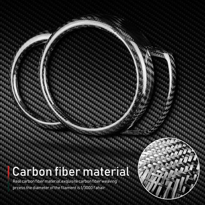 AIRSPEED Carbon Fiber Center Gauge Cluster Frame Sticker for MINI Cooper Clubman F54, F55, F56, F57, F60 & Countryman - detail view