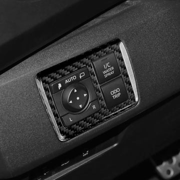 AIRSPEED Hard Carbon Fiber Mirror Switch Frame Cover for 2025-2026 Toyota GR Yaris