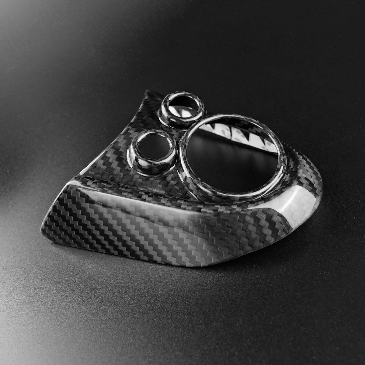 AIRSPEED Carbon Fiber Car Steering Wheel Button Stickers for Mini Cooper Clubman F54 F55 F56 F60 Countryman Cabrio F57 Accessories, General Version - detail view 5