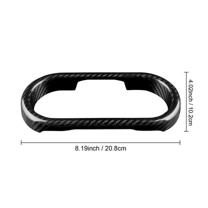 AIRSPEED Carbon Fiber Center Console Cup Holder Frame Cover for MINI J05 Aceman & J01 EV (2024-2025, RHD) - detail view 4
