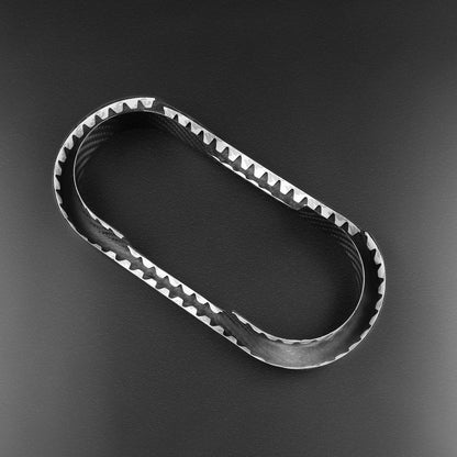 AIRSPEED Carbon Fiber Center Console Cup Holder Frame Cover for MINI J05 Aceman & J01 EV (2024-2025, RHD) - detail view 6
