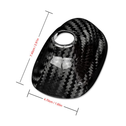 AIRSPEED Carbon Fiber Car Shark Fin Antenna Cover Radio Signal Base for MINI Cooper R55(2007-2014) R56(2006-2013) Accessories (Black) - detail view 5