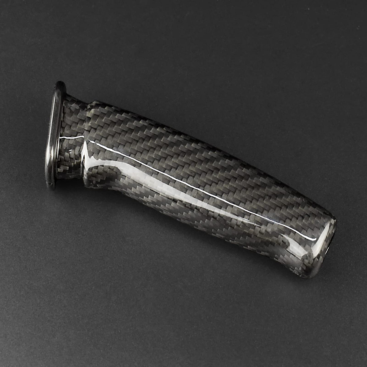JUPIZEUS Real Carbon Fiber, for Toyota, Car Handbrake Cover Grip Replace Brake Handle Lever for Toyota Land Cruiser Prado 150 120, Interior Trim Accessories, Black - detail view 4