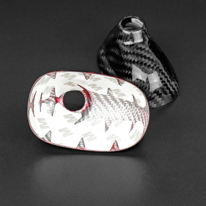 AIRSPEED Carbon Fiber Car Shark Fin Antenna Cover Radio Signal Base for MINI Cooper R55(2007-2014) R56(2006-2013) Accessories (Black) - detail view 6
