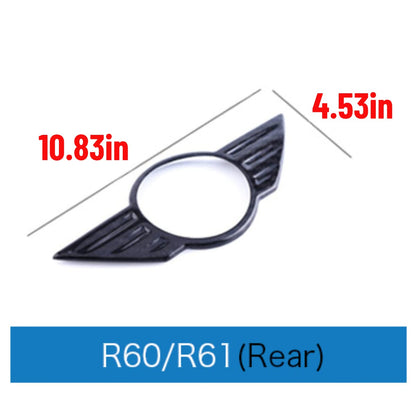 AIRSPEED Carbon Fiber Car Logo Sticker for Mini Cooper Logo Badge Rear Badge Emblem Countryman R60 Paceman R61 Exterior Decoration Accessories (Rear Badge/Emblem Countryman R60 Paceman R61) - detail view 6