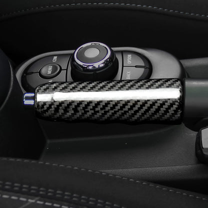 AIRSPEED Carbon Fiber Handbrake Handle Cover for MINI Cooper F55, F56 & F57 Hatchback (2013-2022) - detail view 8