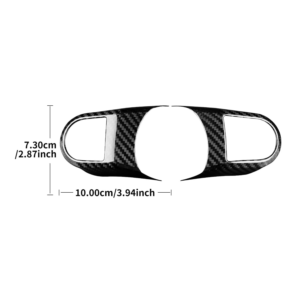 AIRSPEED Carbon Fiber Steering Wheel Button Trim for MINI F55, F56 & F60 (2022-2023, RHD) - detail view 4