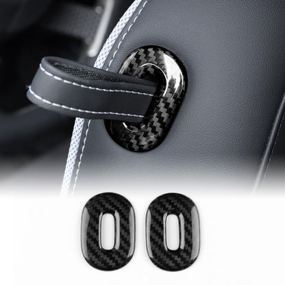AIRSPEED Carbon Fiber Rear Seat Handle Frame Decorative Sticker for MINI Cooper J01 EV E/SE (2024-2025) - detail view 10