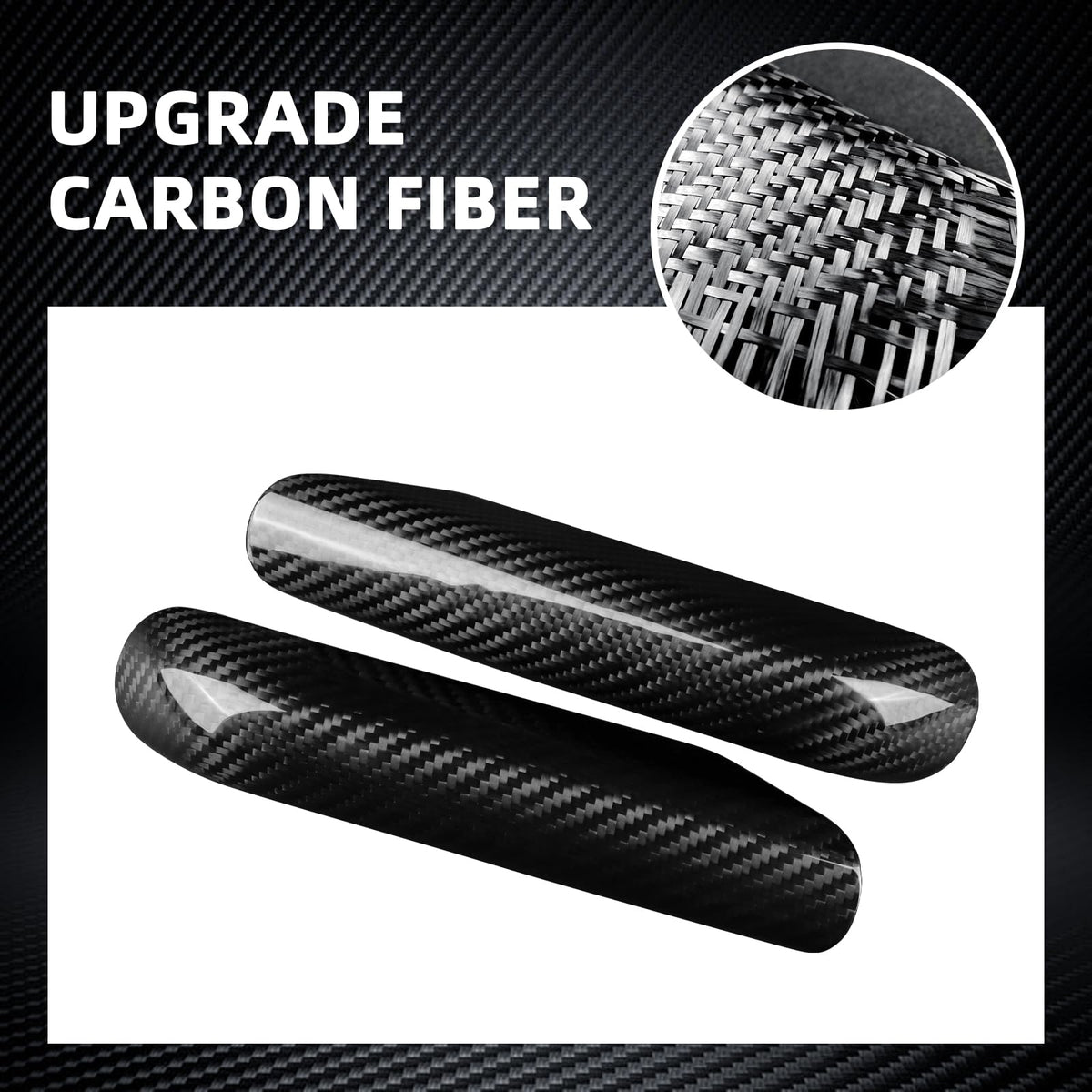AIRSPEED Real Carbon Fiber Covers, Durable Automotive Accessories for Mini Cooper J01 2024 - detail view 5