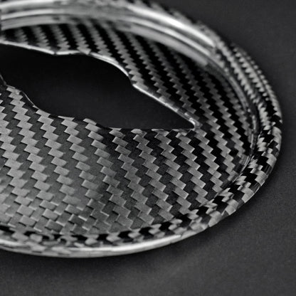 AIRSPEED Real Carbon Fiber Car Steering Wheel Decoration Styling Cover Interior Trim for Mini Cooper Clubman F54 F55 F56 F57 F60 Accessories - detail view 5