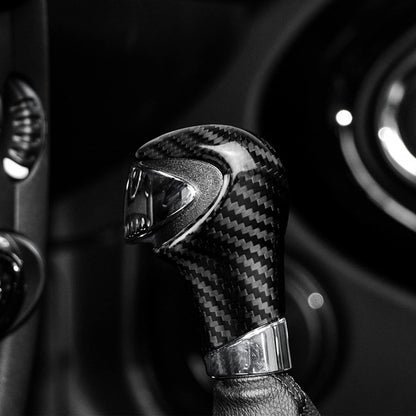 AIRSPEED Carbon Fiber Gear Shift Knob Cover for MINI Cooper R55, R56, R57, R58, R59, R60 & Countryman R61 - detail view 3