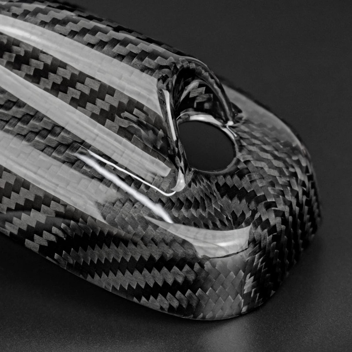 AIRSPEED Carbon Fiber Shark Fin Antenna Cover Sticker for MINI Cooper F55 & F56 (2013-2020) (Red) - detail view 6