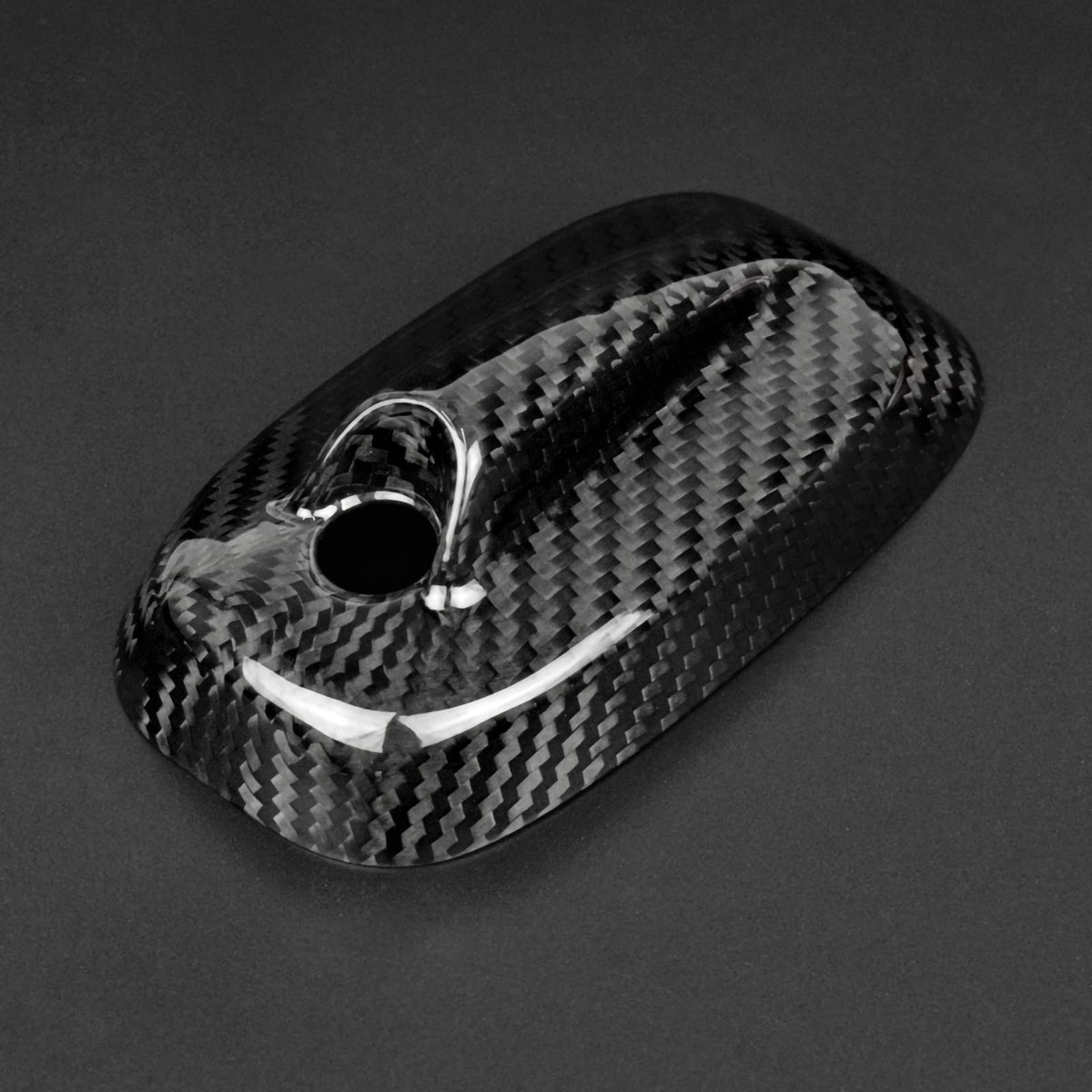 AIRSPEED Carbon Fiber Shark Fin Antenna Cover Sticker for MINI Cooper F55 & F56 (2013-2020) (Red) - detail view 8