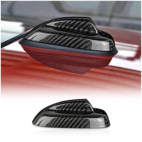 AIRSPEED Carbon Fiber Shark Fin Antenna Cover Sticker for MINI Cooper F55 & F56 (2013-2020) (Red) - detail view 10