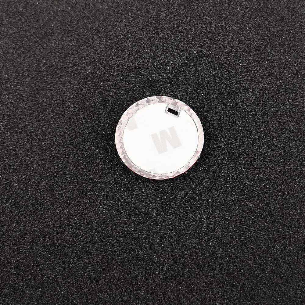 AIRSPEED Carbon Fiber Engine Start/Stop Button Decorative Sticker for 2015-2019 Ford Mustang - detail view 5