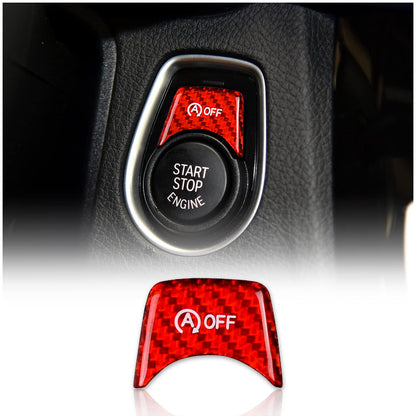 AIRSPEED Carbon Fiber Engine Start Button Ignition Switch Cover Sticker for BMW G20, F30, F31, F32 & F33 (2013-2021) - detail view 8