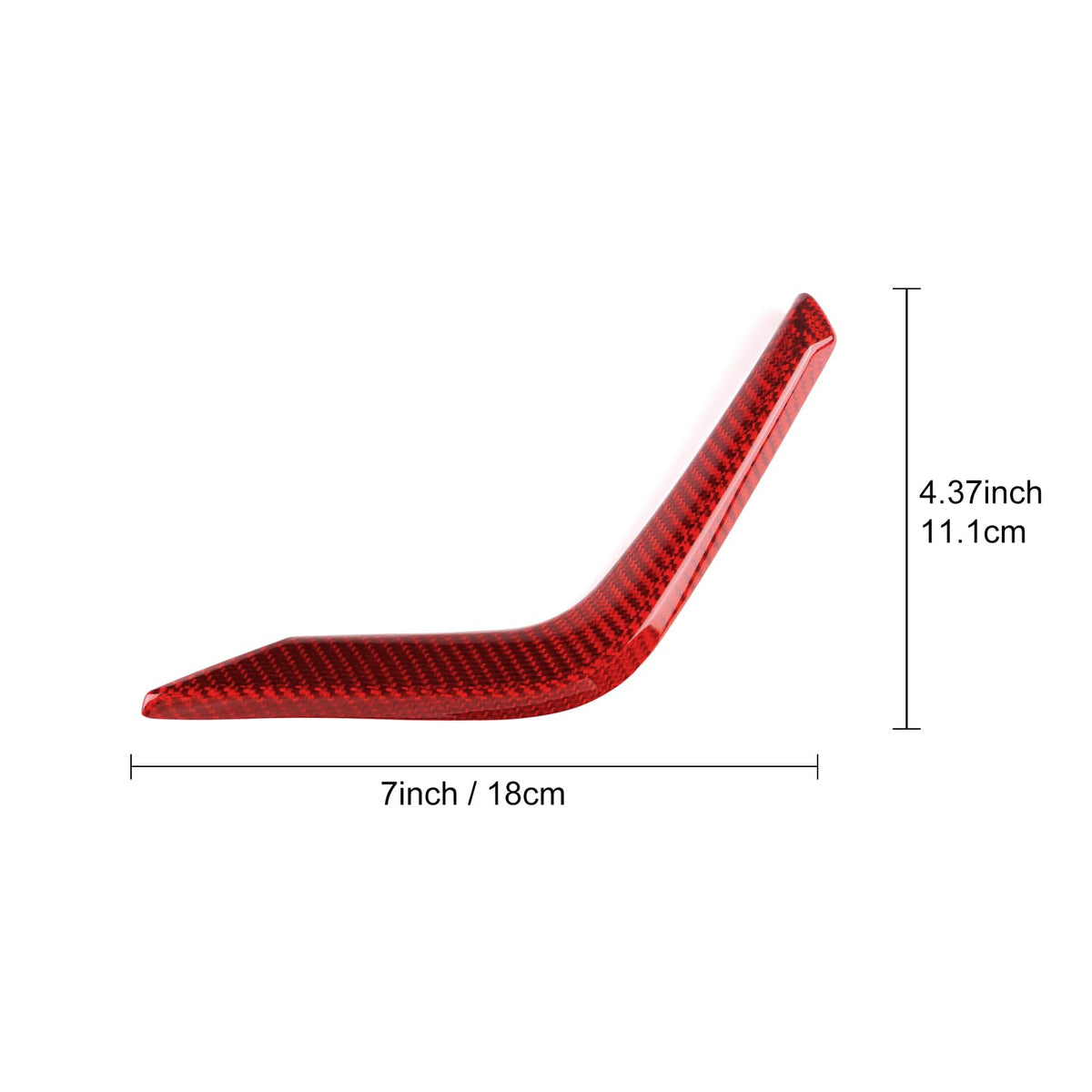 AIRSPEED Carbon Fiber Driver-Side Center Console Air Vent Frame Sticker for BMW 1 Series/3 Series F40 & 2 Series F44 (2020-2024) - detail view 6