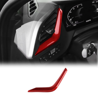 AIRSPEED Carbon Fiber Driver-Side Center Console Air Vent Frame Sticker for BMW 1 Series/3 Series F40 & 2 Series F44 (2020-2024) - detail view 9