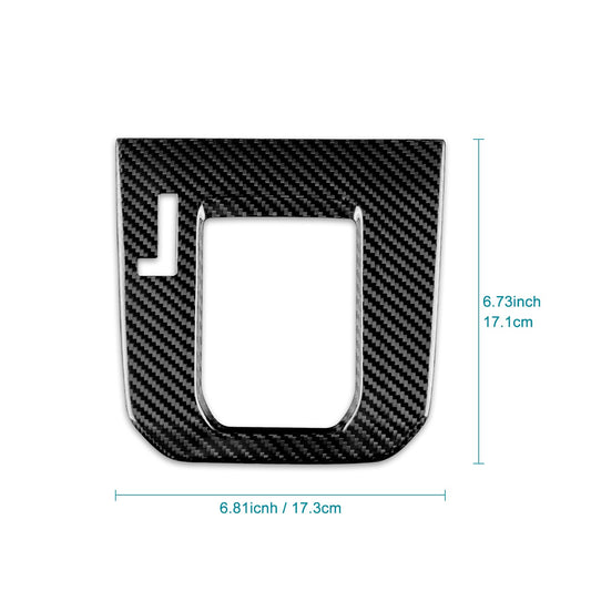 AIRSPEED for Subaru Forester 2025 2026 Carbon Fiber Gear Shift Panel Cover Center Console Interior Trim - detail view