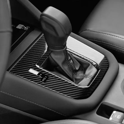 AIRSPEED for Subaru Forester 2025 2026 Carbon Fiber Gear Shift Panel Cover Center Console Interior Trim - detail view 5