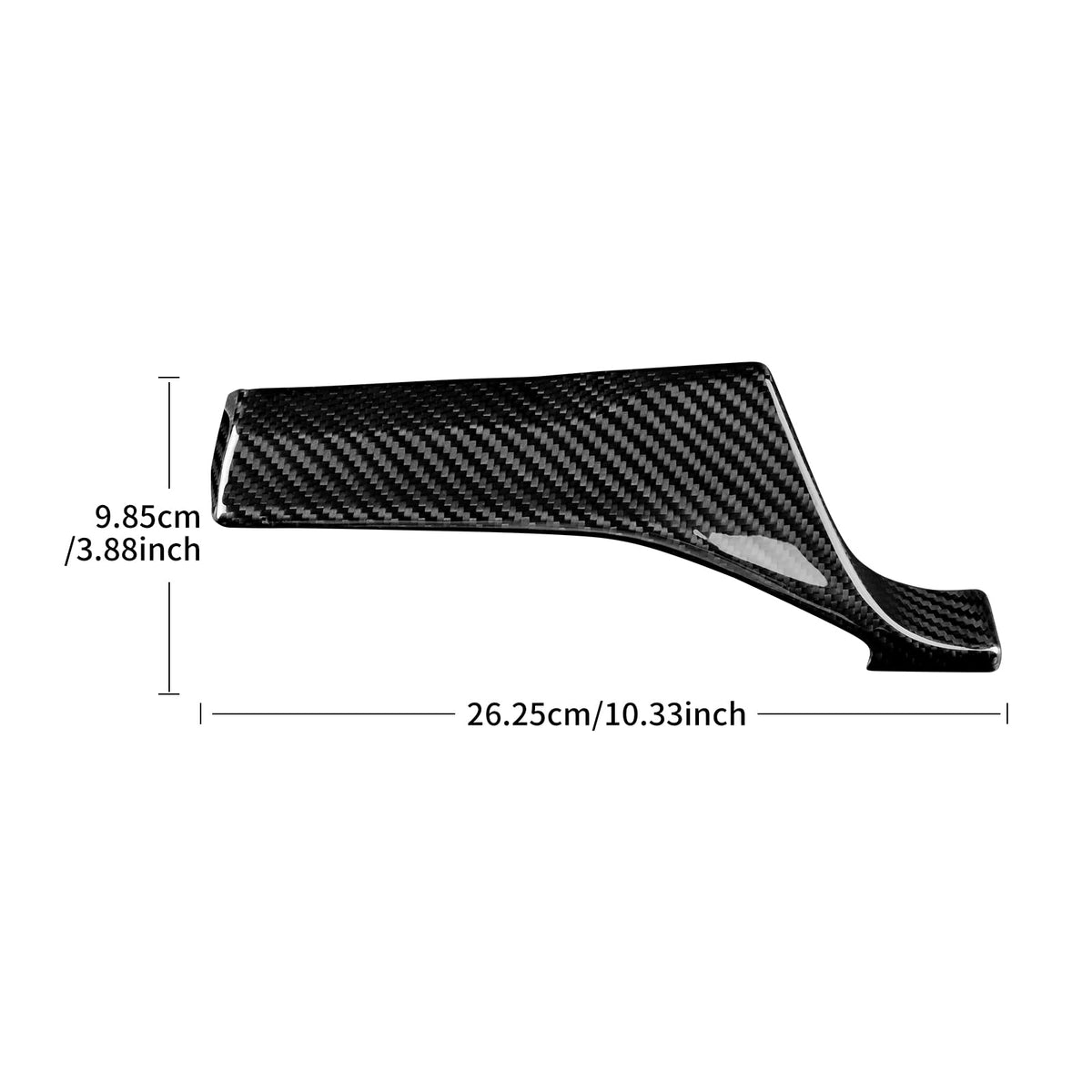 AIRSPEED Hard Carbon Fiber Center Console Cover for Subaru WRX/WRX STI 2022 2023 - product view