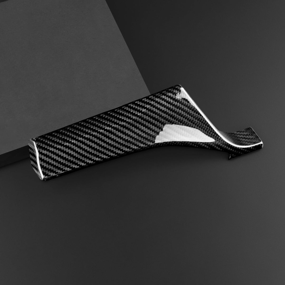 AIRSPEED Hard Carbon Fiber Center Console Cover for Subaru WRX/WRX STI 2022 2023 - detail view 4