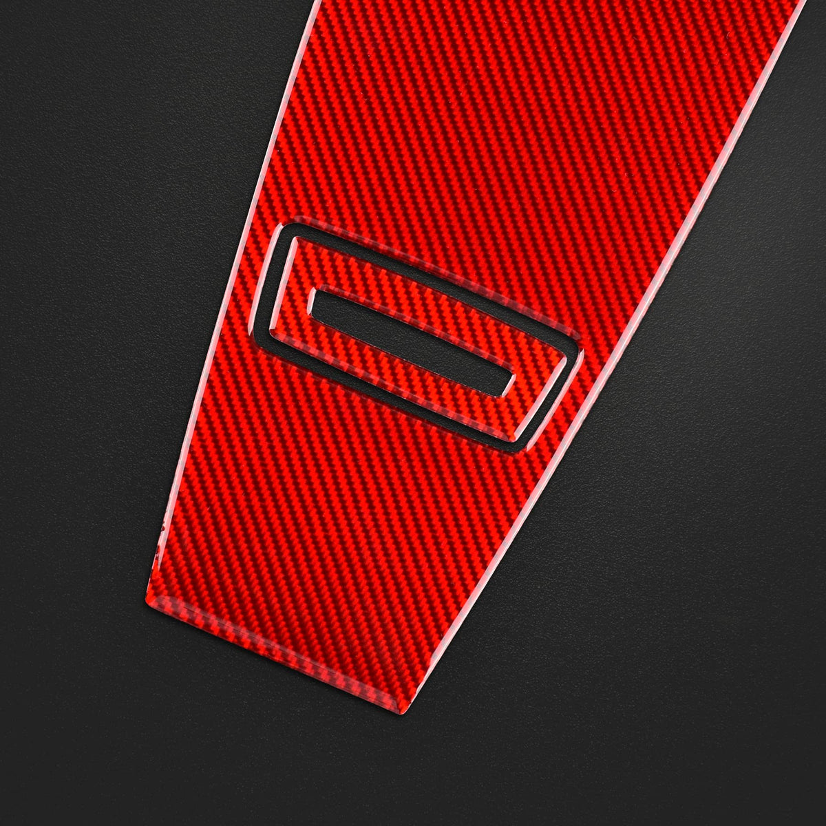 Airspeed Carbon Fiber Car Rear Center Console Storage Box Cover Decoration Side Stripe Sticker Interior Compatible with BMW E85 E86 Z4 2003-2008 Accessories - detail view 6
