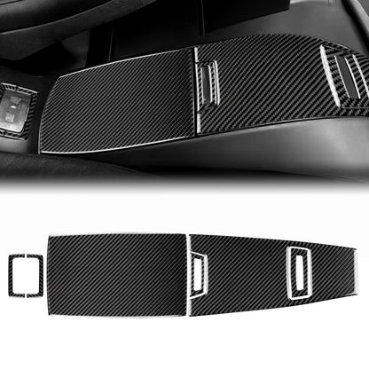 Airspeed Carbon Fiber Car Rear Center Console Storage Box Cover Decoration Side Stripe Sticker Interior Compatible with BMW E85 E86 Z4 2003-2008 Accessories - detail view 9