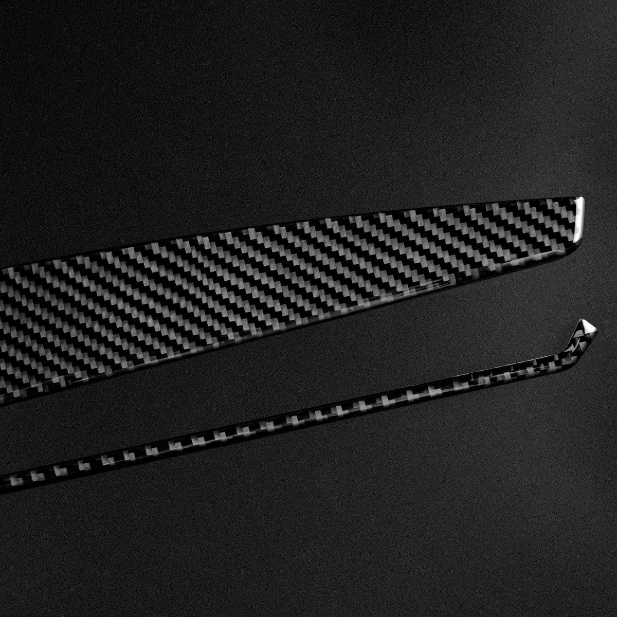 Airspeed Carbon Fiber Car Co-Pilot Instrument Panel Trim Strip Interior Stickers Compatible with BMW 1 Series E82 E88 2008-2013 Accessories - detail view 7