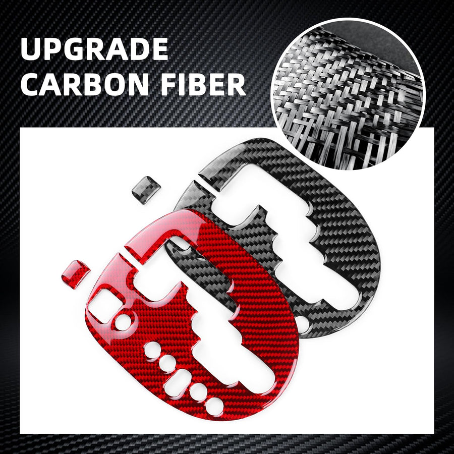 Airspeed  Gear Automatic Trim Center Console Shift Real Carbon Fiber Cover for Toyota Yaris (2006-2011)
