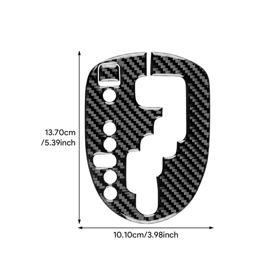 Airspeed Gear Automatic Trim Center Console Shift Real Carbon Fiber Cover for Toyota Yaris (2006-2011) - detail view