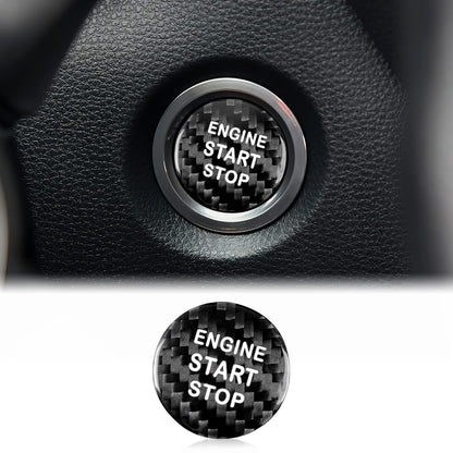 Airspeed for Toyota 86 Corolla Avalon Crown Vios Rav4 C-HR Alphard Camry Carbon Fiber Accessory Car Engine Start Stop Sticker Decal Interior Trim - detail view 9