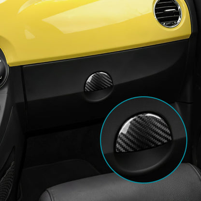 AIRSPEED Real Carbon Fiber Glove Box Switch Cover for FIAT 500 2011–2024 / Abarth 595 2016–2024