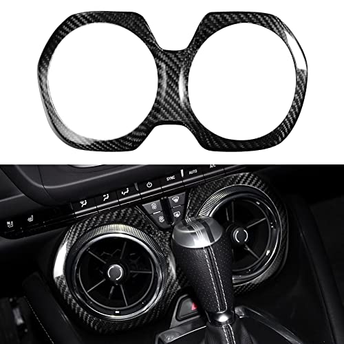AIRSPEED for Camaro Center Console Cover Carbon Fiber Interior Trim for Chevrolet Camaro 2016-2022